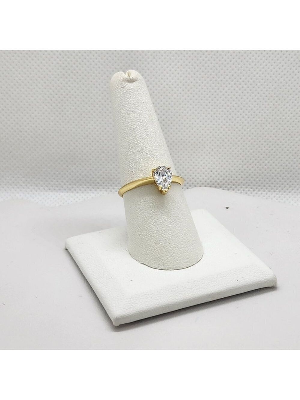 Brand New Sterling Silver 925 Tear drop Gemstone Ring